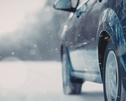 car snowy